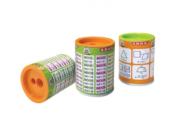 TEMPERINO CONTENITORE LATTA 2 FORI MATHEMATICS ARDA