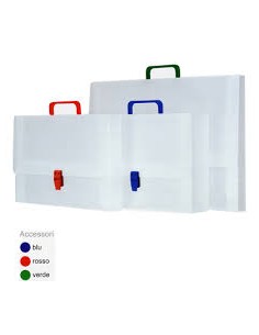VALIGIA POLIONDA APERTA 2 CHIUSURE 275 MA 27X38X5