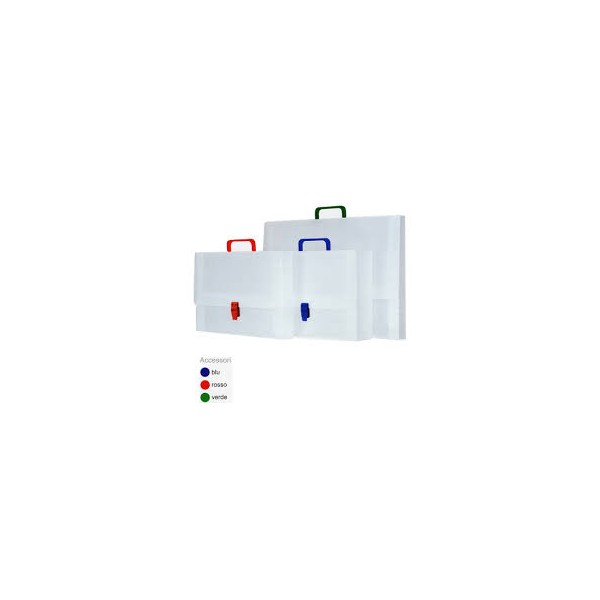 VALIGIA POLIONDA APERTA 2 CHIUSURE 275 MA 27X38X5
