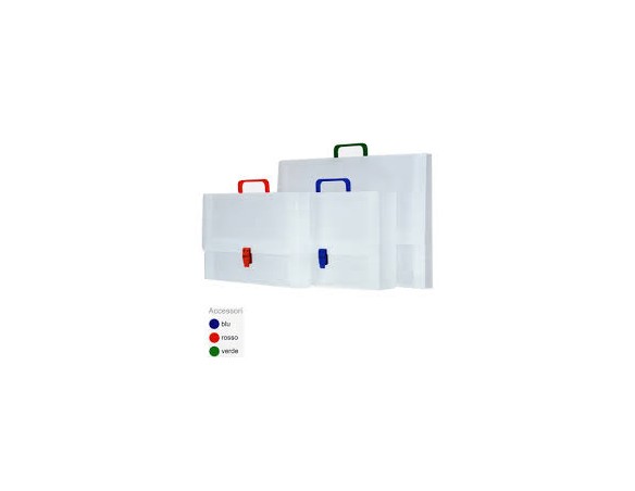 VALIGIA POLIONDA APERTA 2 CHIUSURE 275 MA 27X38X5