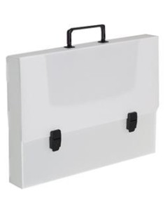 VALIGIA POLIONDA BIANCO 50X70X4 DOPPIA CHIUSURA