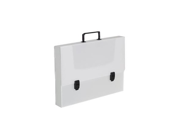 VALIGIA POLIONDA BIANCO 50X70X4 DOPPIA CHIUSURA