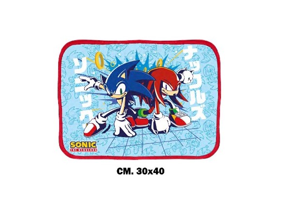 Sonic | Tovaglietta poliestere impermeabile sonic