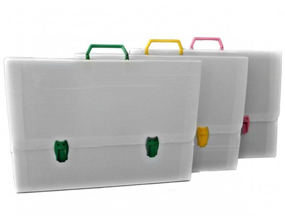 Valigia Polionda In Plastica Polionda A 2 Chiusure 35x50x5,5 501065