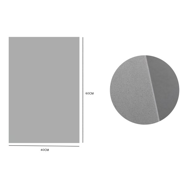 FOGLIO CARTA Gomma Eva 40X60 HC Grigio