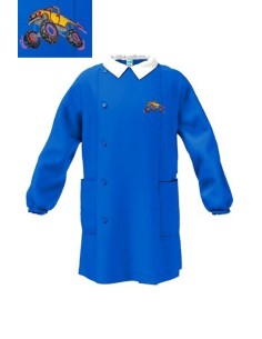 GREMBIULE SIGGI SCUOLA ELEMENTARE MASCHIETTO BAMBINO BLU...