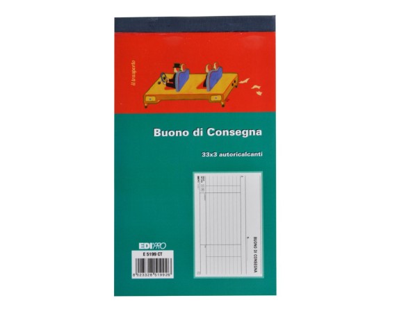 BUONO CONSEGNA E 5199 CT 10X17  33*3C