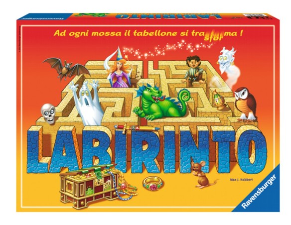 Ravensburger - Labirinto 35° Anniversario, Gioco da Tavolo per Tutta la Famiglia, 2-4 Giocatori, Idea Regalo per Bambini 7+ Ann