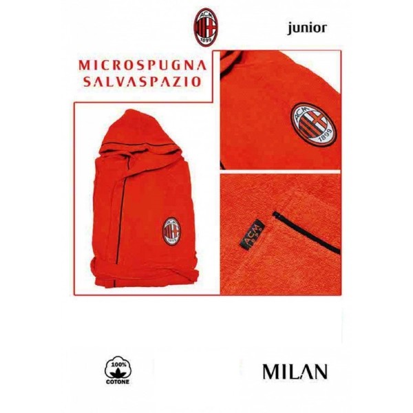Milan | ACCAPPATOIO CON CAPPUCCIO AC MILAN...