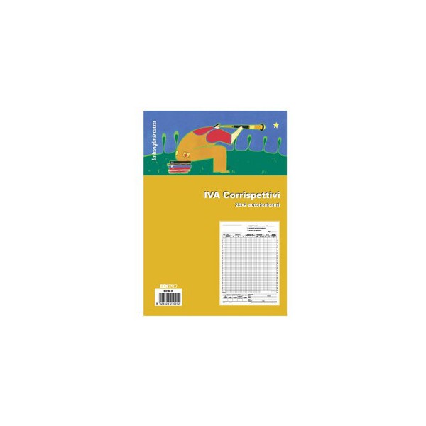 REGISTRO IVA CORRISPETTIVI 25 PAGINE e2102a