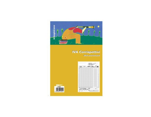 REGISTRO IVA CORRISPETTIVI 25 PAGINE e2102a