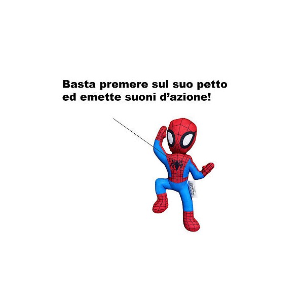 Spiderman | Peluche 20cm - In azione SONORO...