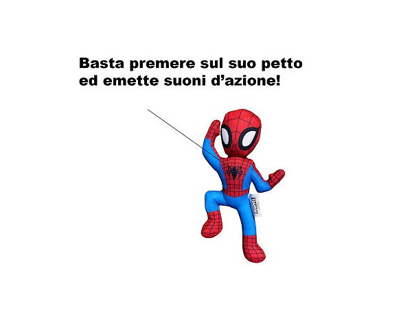 Spiderman | Peluche 20cm - In azione SONORO spiderman