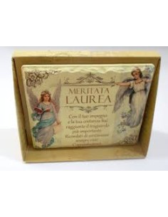 Targa effetto pergamena dedicato a te laurea 71374 2