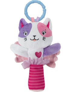 Clementoni- Lovely Cat Rattle Morbido Peluche, Gioco...