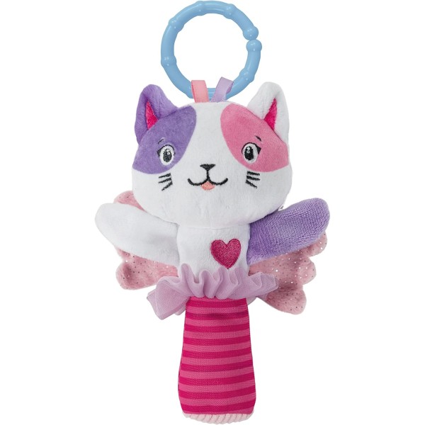Clementoni- Lovely Cat Rattle Morbido Peluche,...