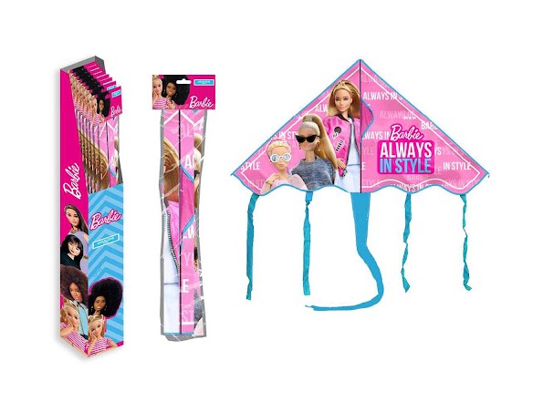 Aquilone per bambina BARBIE in plastica 95 cm
