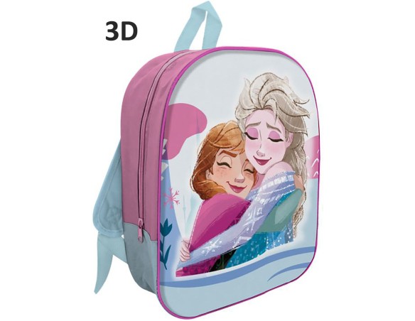 Frozen | Zaino bambina per l'asilo o il tempo libero frozen, 3d 31cm