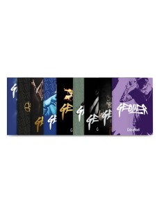 Geolier | Quaderno maxi Geolier multicolor, rigature...