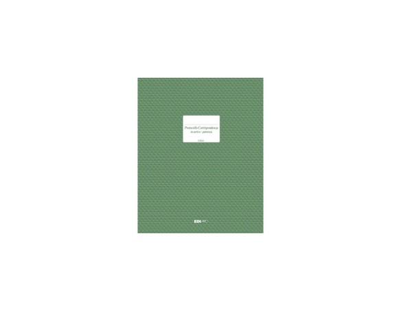 Registro Corrispondenza Arrivo/Partenza Edipro - 24x31 cm - 50 Pagine - E2806