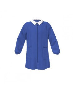 Grembiule con zip cerniera scuola elementare blu bambino...