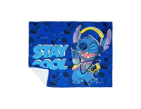 Disney Lilo & Stitch - Tovaglietta in tessuto per bambini, Ripiegabile, per la Scuola o il tempo libero, 40x30h Centimetri Stit