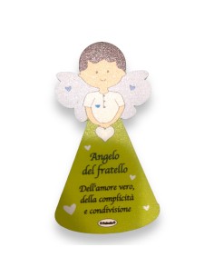 Magnete Angelo calamita del fratello In Legno Naturale 8 CM