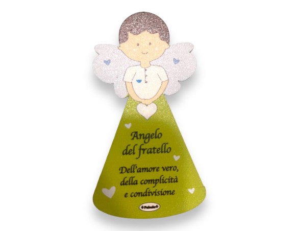 Magnete Angelo calamita del fratello In Legno Naturale 8 CM