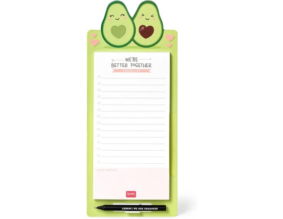 Legami Don't Forget - Blocco Note Magnetico, 11x28 Cm, Avocado