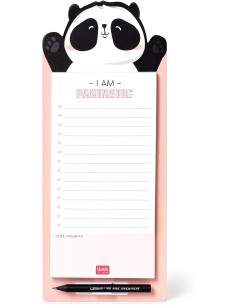 Legami Don't Forget - Blocco Note Magnetico, 11x28 Cm, Panda