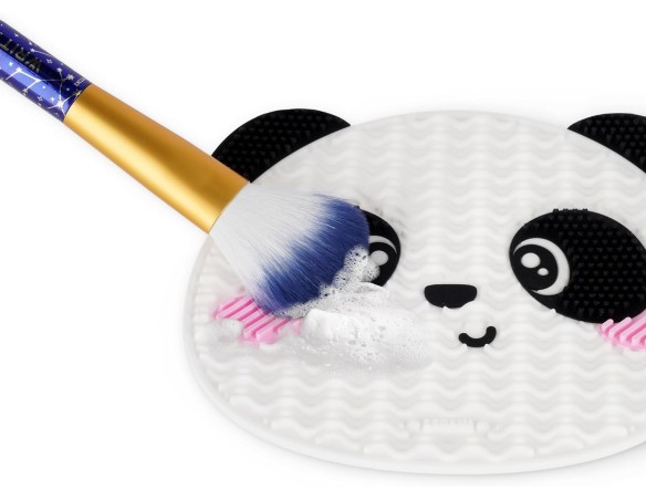 Legami - Tappetino Pulisci Pennelli da Trucco - Brush it Off! - Pad per Pulire Pennello dal Make-Up, Tampone in Silicone per Co
