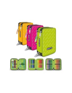 Astuccio 3 zip GIOTTO stilnovo monocolore