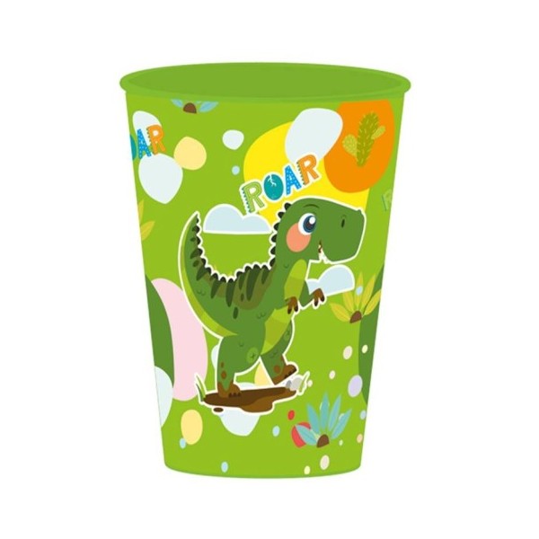 BICCHIERE ASILO DINOSAURI DINO 260 ML