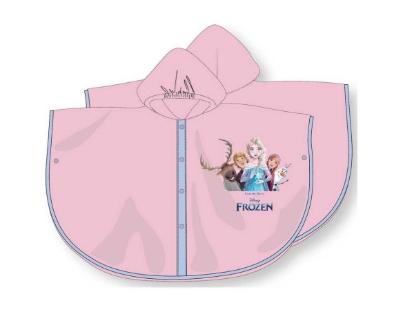 Impermeabile Antipioggia MANTELLINA KIDS PVC FROZEN bambina PIOGGIA Dalla 3 alla 9 anni