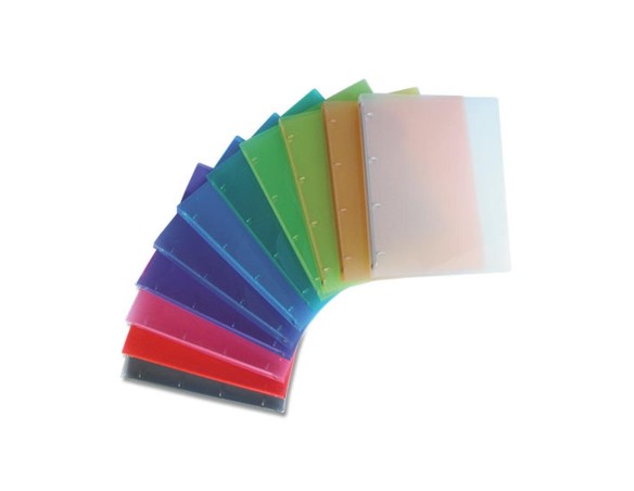 raccoglitore Cartella con anelli diam 30 trasparente