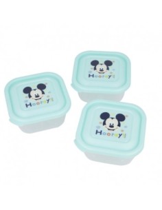 Topolino | Set 3 contenitori Topolino Mickey 10x10x5