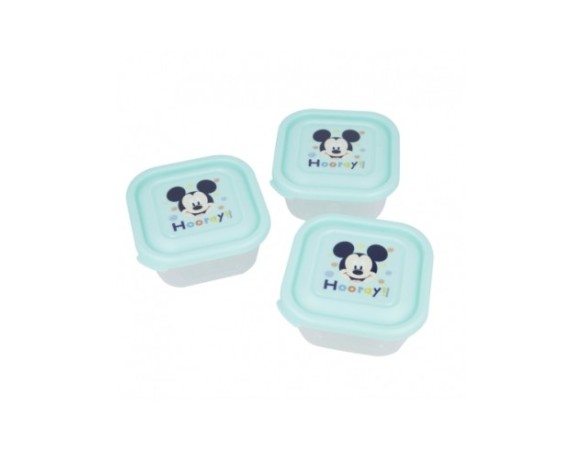 Topolino | Set 3 contenitori Topolino Mickey 10x10x5