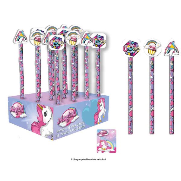 Unicorno | Matita con gomma Unicorno