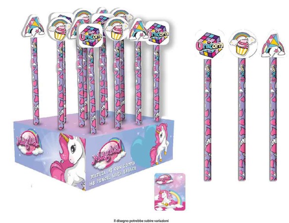 Unicorno | Matita con gomma Unicorno