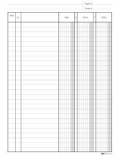 EDIPRO - E2689 - Registro dare/avere/saldo 96 pagine f.to... 2