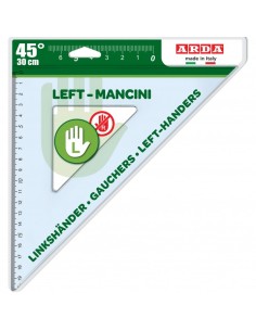 SQUADRA DISEGNO PER MANCINI 30 CM. ARDA Gradi: 45