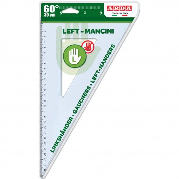 SQUADRA DISEGNO PER MANCINI 30 CM. ARDAGradi: 60