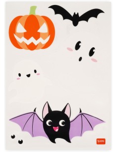 Legami - Set di 35 Adesivi Halloween per Finestre,...