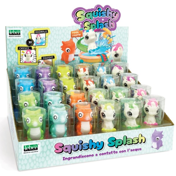 Squishy splash Lebez dino unicorn