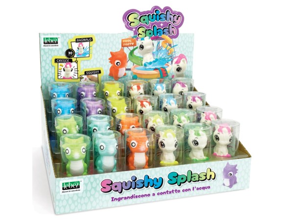 Squishy splash Lebez dino unicorn