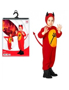 Costume DIAVOLETTO Demone Halloween Carnevale Bambino...