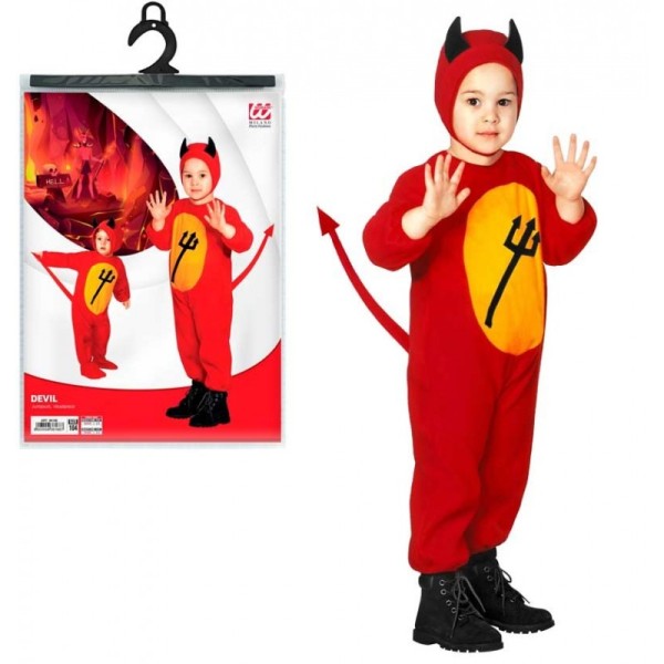 Costume DIAVOLETTO Demone Halloween Carnevale...