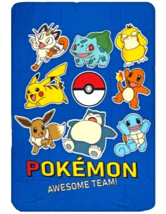 Pokémon  - Coperta plaid per bambini, Morbido pile,...
