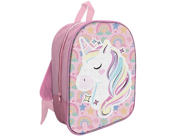 Unicorno - Zaino 3D 31cm per l'asilo o il tempo libero unicorno