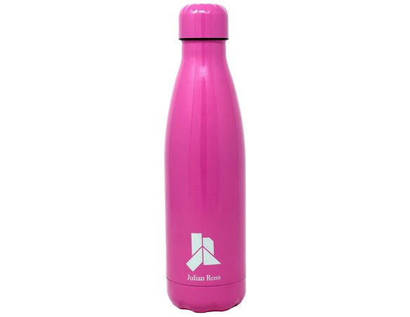 Borraccia Julian Ross - Borraccia Termica, 500 Millilitri, Acciaio Inox, Senza BPA, 12H Caldo/24H Freddo, Fucsia